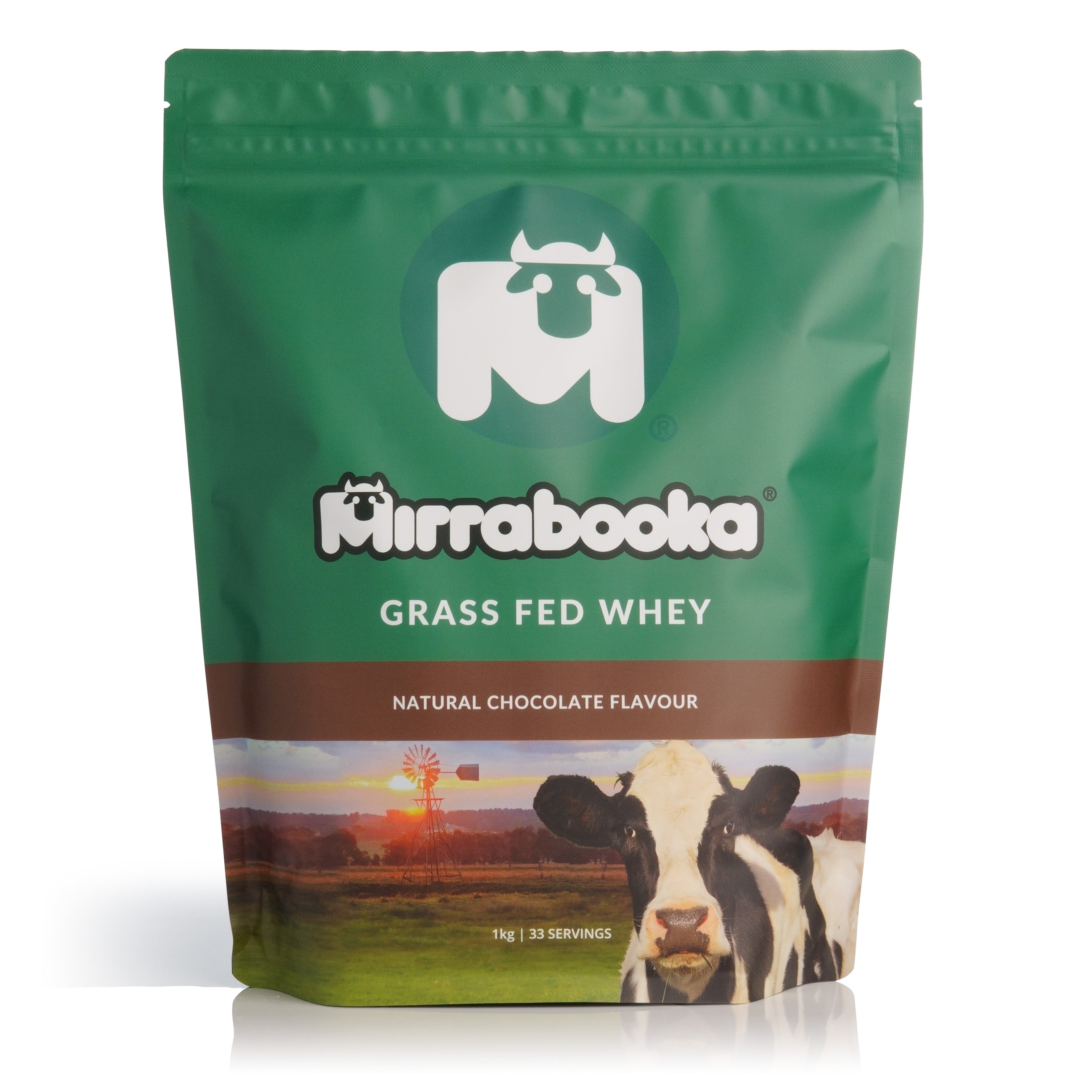 Grass Fed Whey Protein 1kg Vanilla & 1kg Chocolate Most Popular Duo Pack