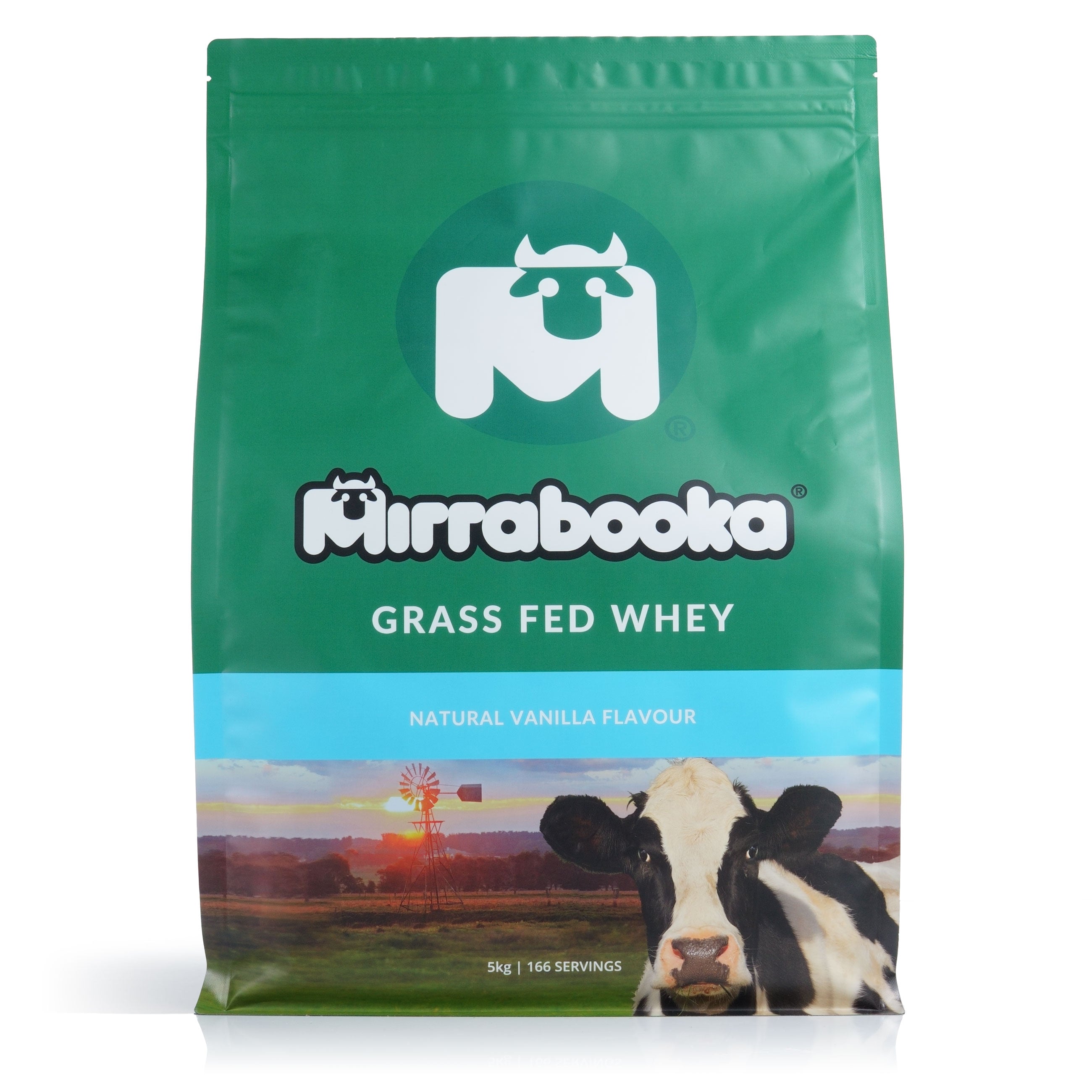 Grass Fed Whey Protein Vanilla 5kg (166 servings)
