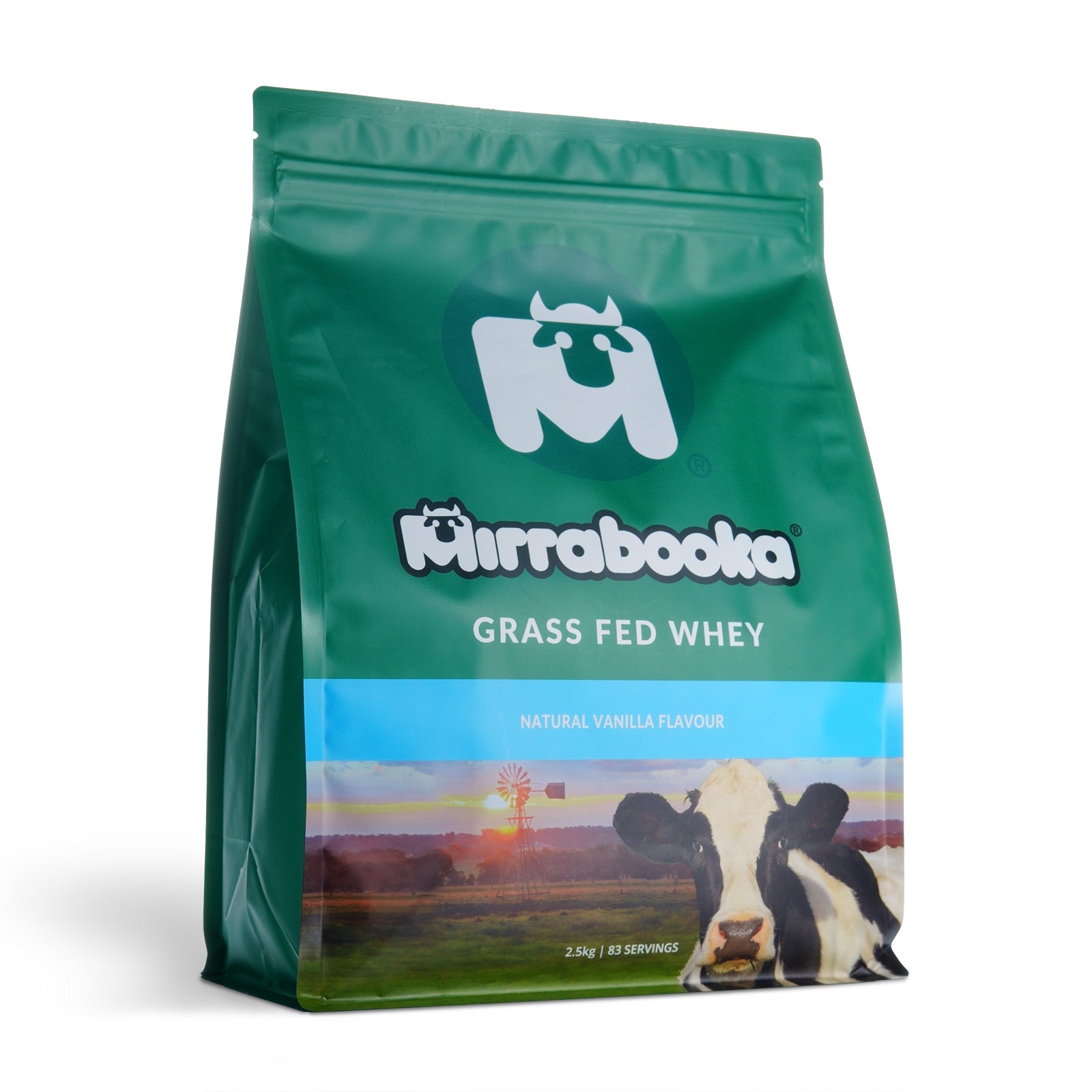 Grass Fed Whey Protein Vanilla 2.5kg (83 servings)