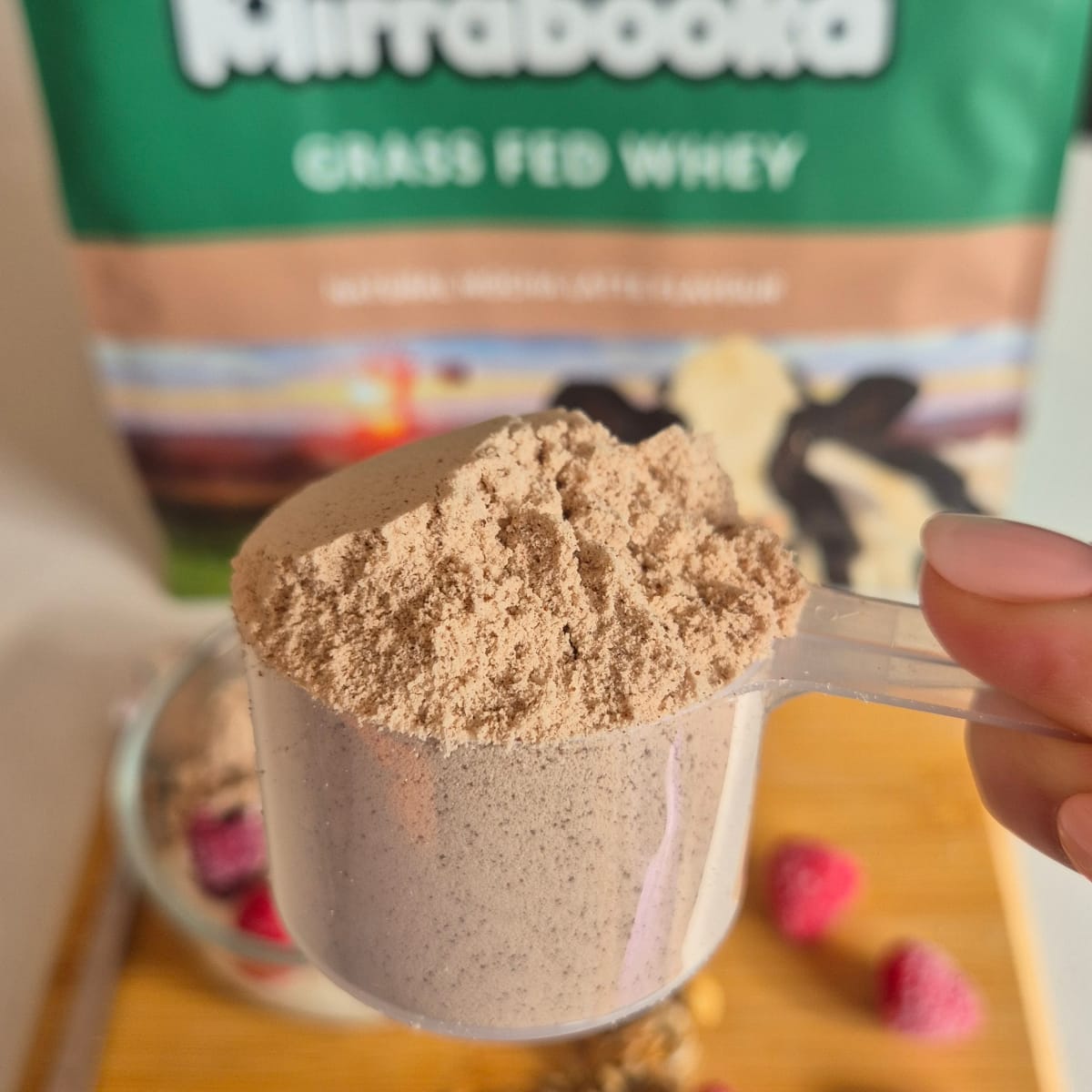 Grass Fed Whey Protein 1kg Mocha & 1kg Chocolate Duo Pack