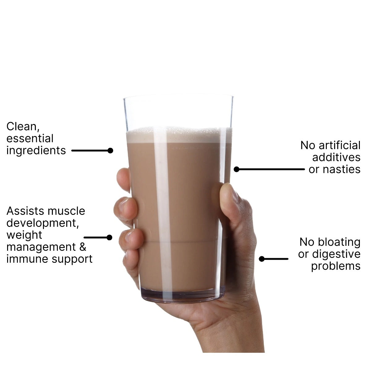 Grass Fed Whey Protein Chocolate 5kg (166 servings)