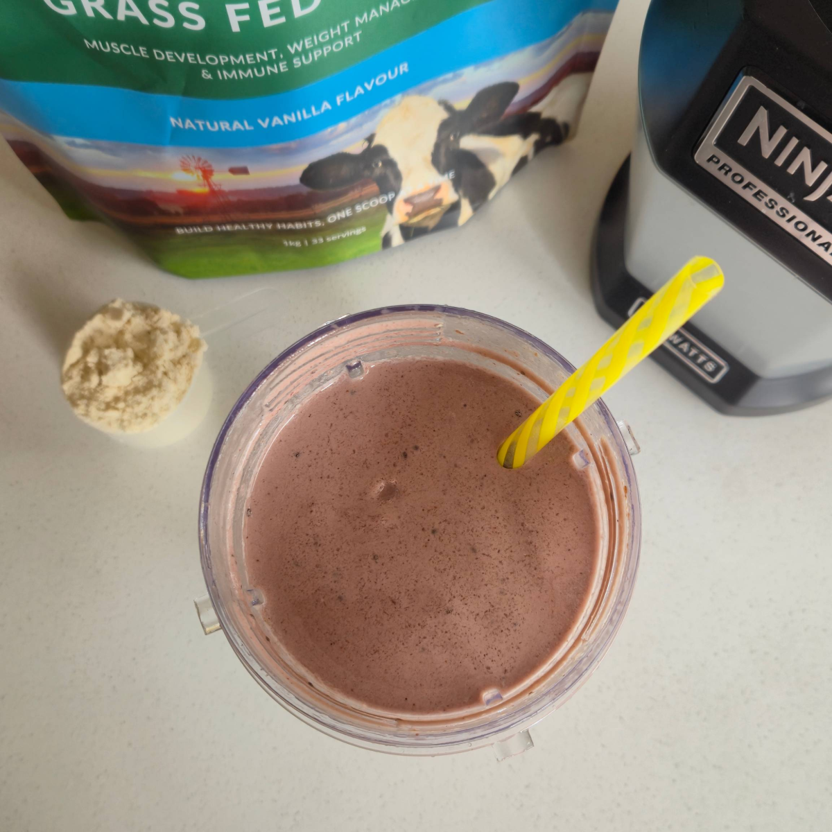 Grass Fed Whey Protein 1kg Vanilla & 1kg Chocolate Most Popular Duo Pack
