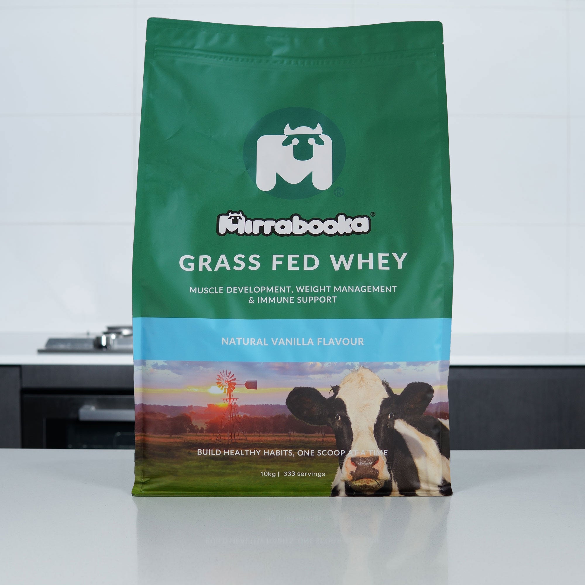 Grass Fed Whey Protein Vanilla 10kg (333 servings)