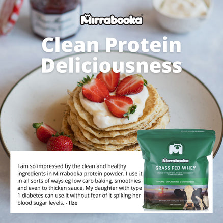 Grass Fed Whey Protein Unflavoured Natural 2.5kg (83 servings)