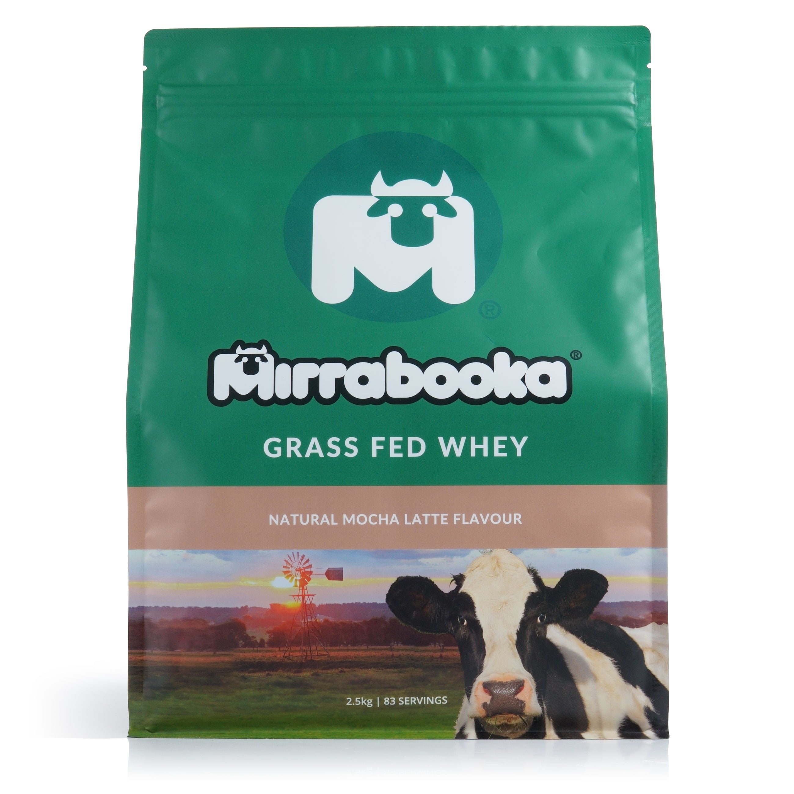 Grass Fed Whey Protein Mocha Latte 2.5kg (83 servings)
