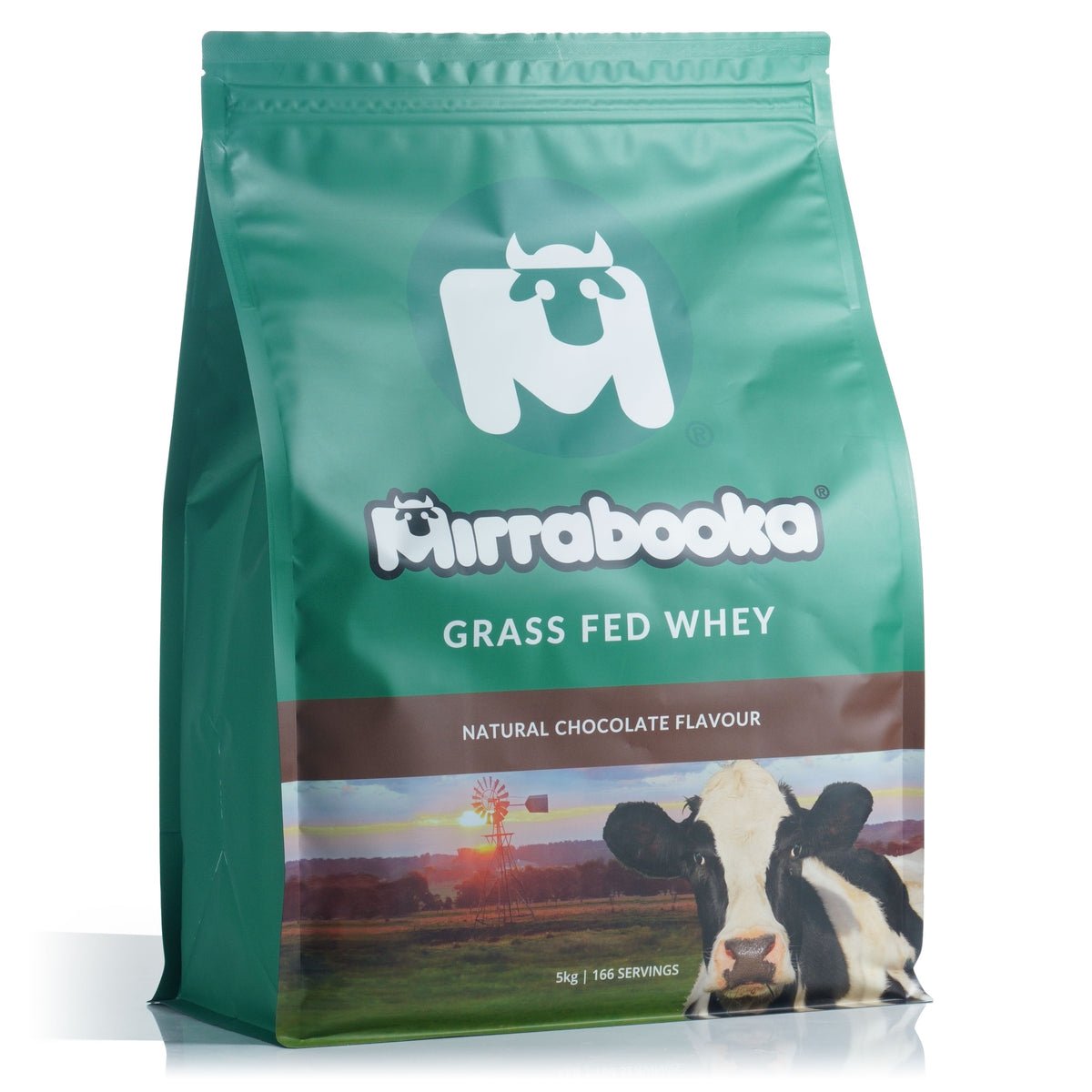 Grass Fed Whey Protein Chocolate 5kg (166 servings)