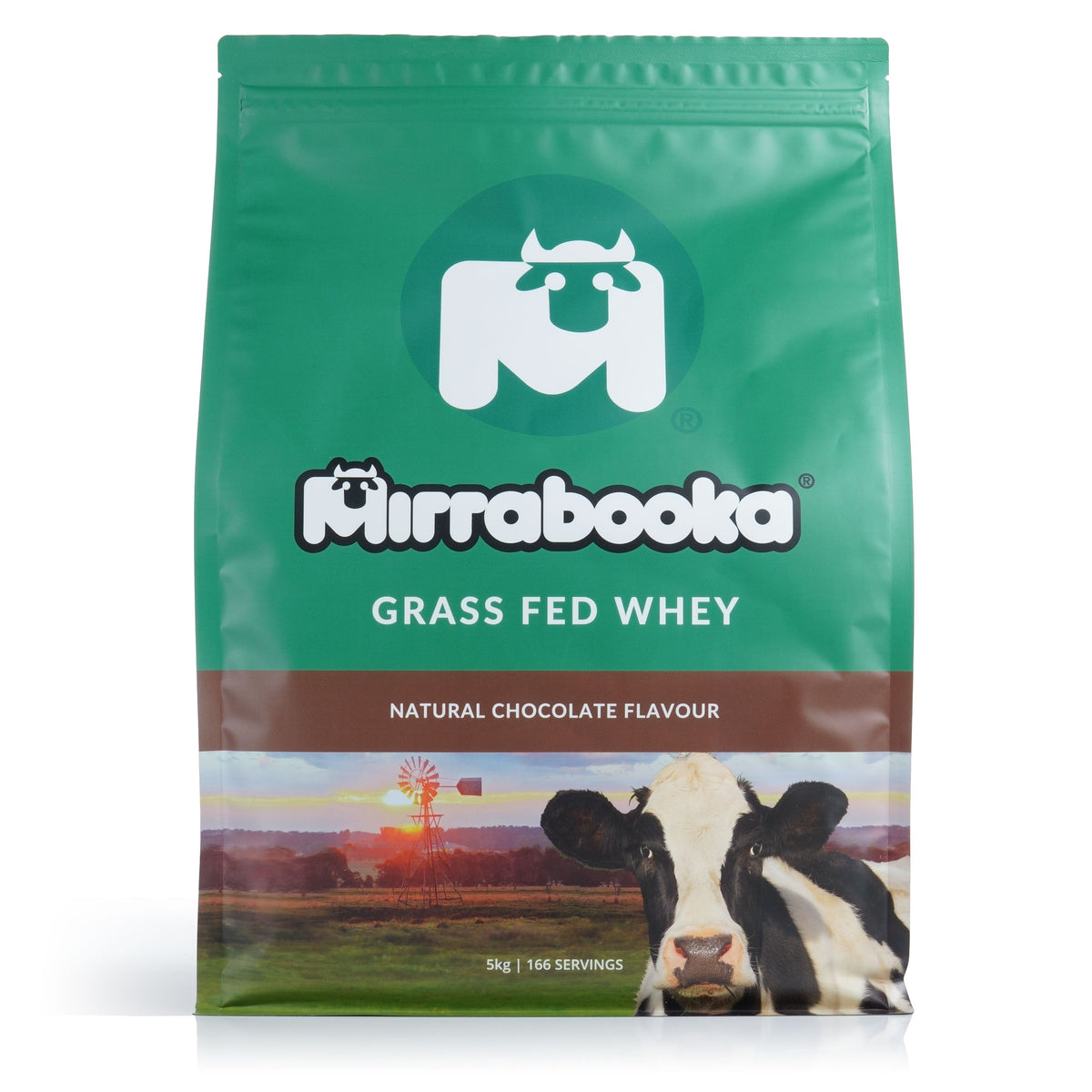 Grass Fed Whey Protein Chocolate 5kg (166 servings)