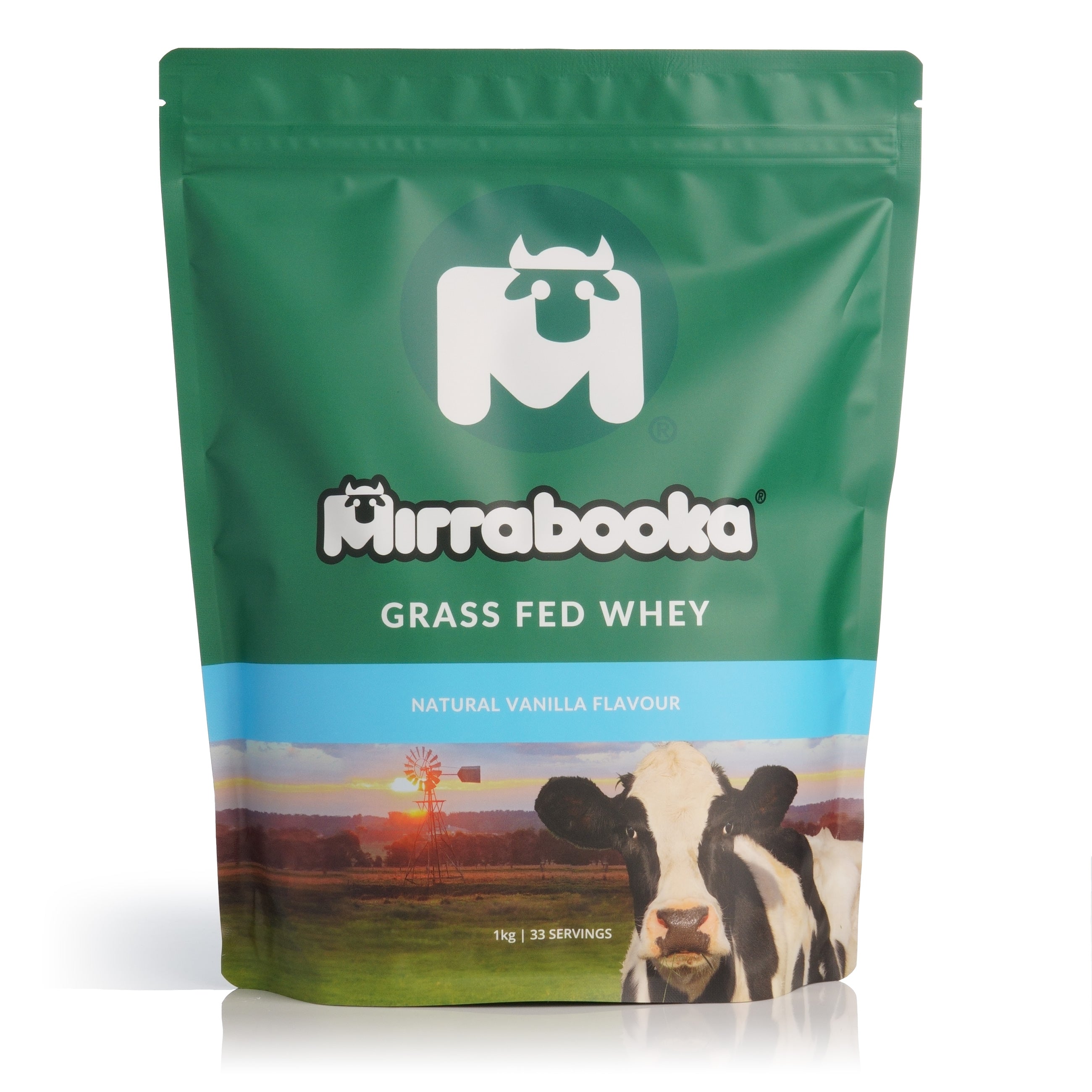 Grass Fed Whey Protein 1kg Vanilla & 1kg Chocolate Most Popular Duo Pack