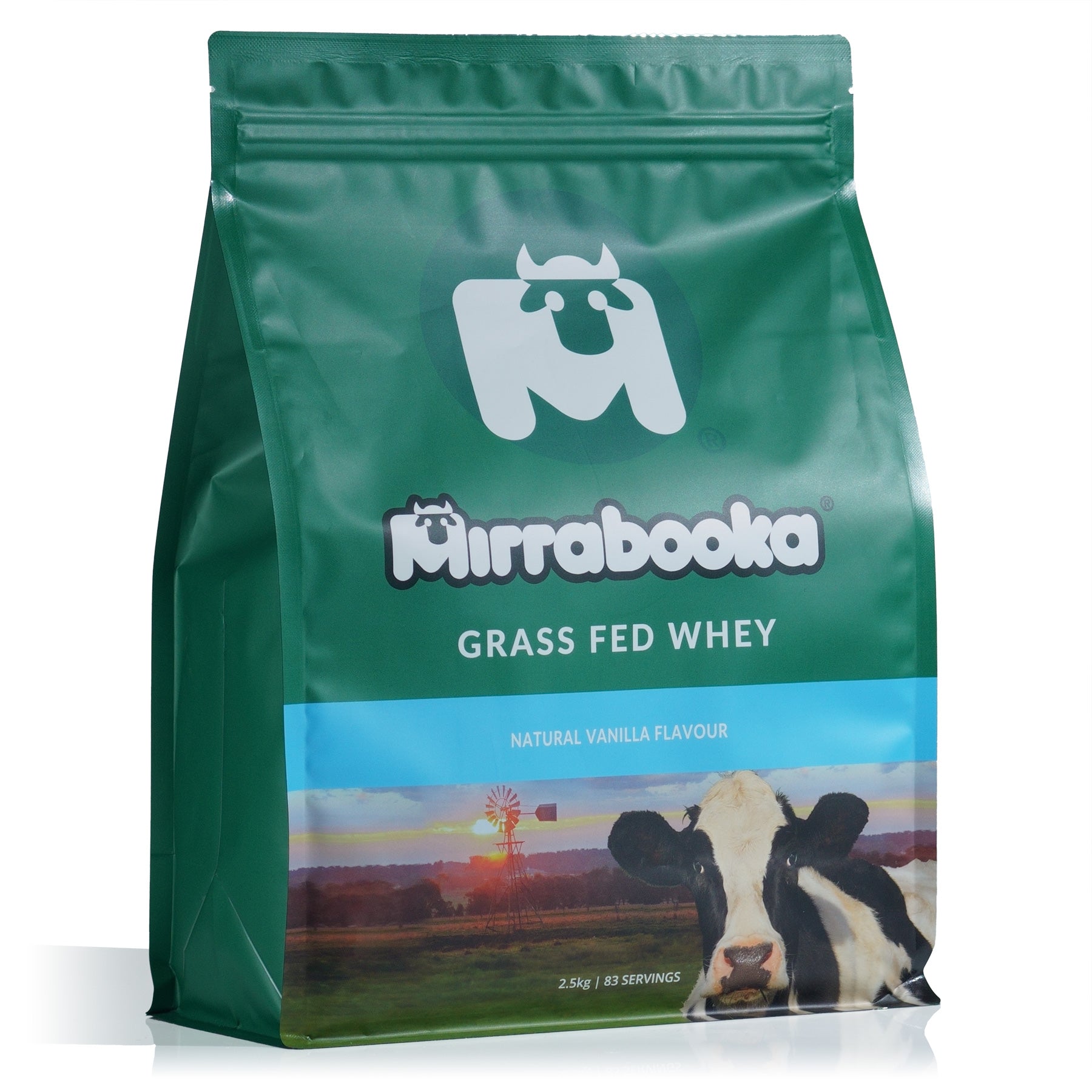 Grass Fed Whey Protein Vanilla 2.5kg (83 servings)