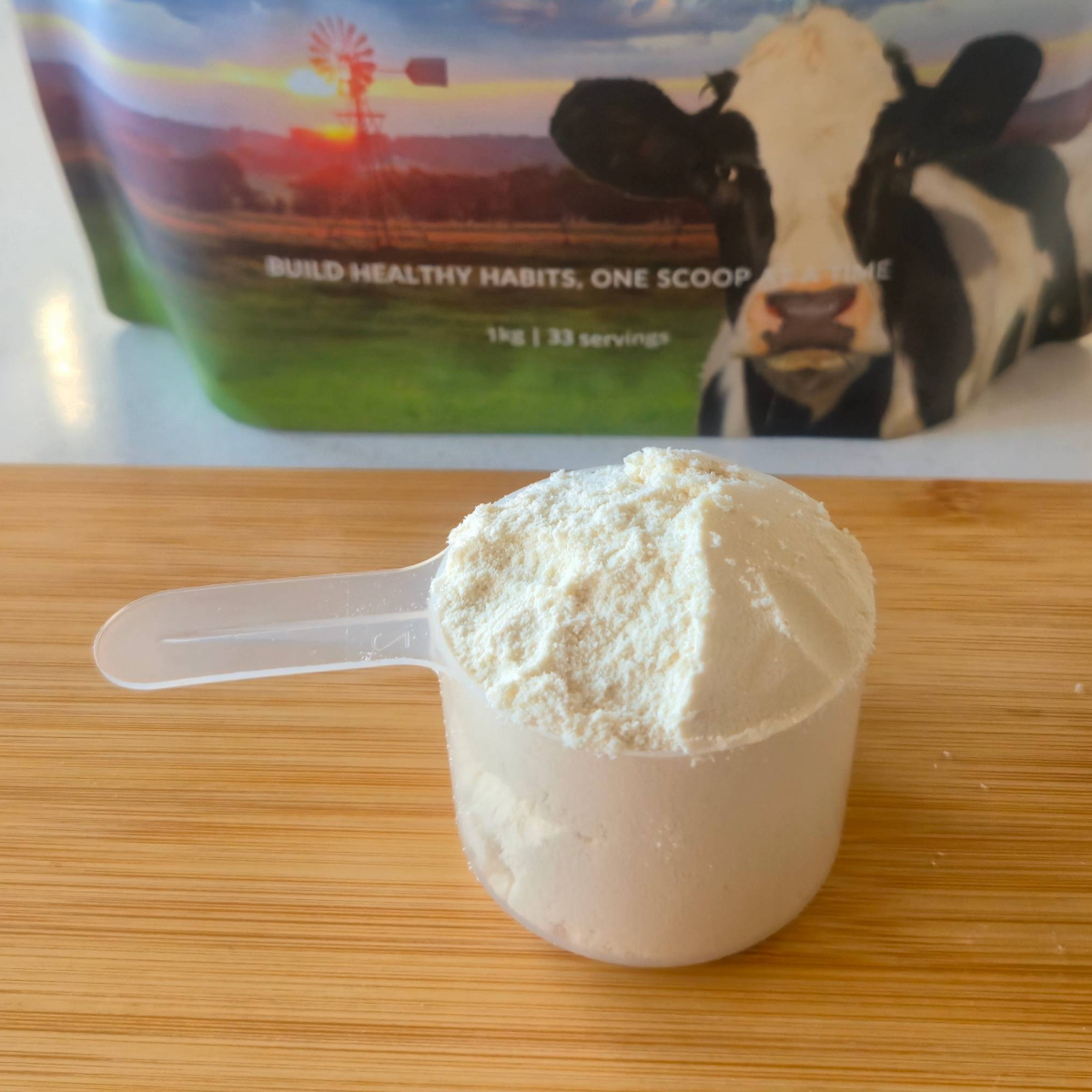 Grass Fed Whey Protein 1kg Natural & 1kg Vanilla Duo Pack