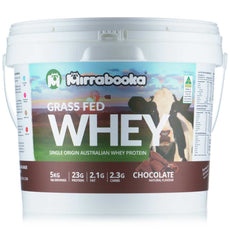 Grass Fed Whey Protein Chocolate 5kg (166 servings)